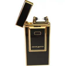 Запальничка Silver Match Sm Electronic Arc Igniter чорна із золотом (40674175BLG)