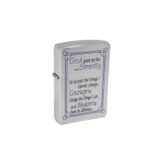 Запальничка ZIPPO 200 Serenity Prayer Brushed Chrome (24355)