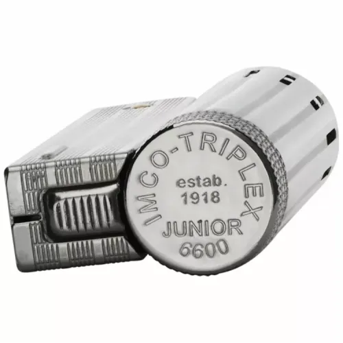 Зажигалка бензиновая IMCO Junior 6600 Oil Сhrome Nickel E/T хром с насечками (IM1800010)