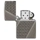 Зажигалка армированная бензиновая ZIPPO Armor® Black Ice® MultiCut Photo Image 360 Elegant Dots Design, черный лед (46812)