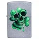 Зажигалка бензиновая Zippo Lucky Skull Серебристая (49260)