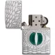 Зажигалка бензиновая армированная ZIPPO Armor® High Polish Chrome Dragon Eye (28807)