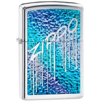 Зажигалка бензиновая ZIPPO Fuzion Liquid Logo (29097)