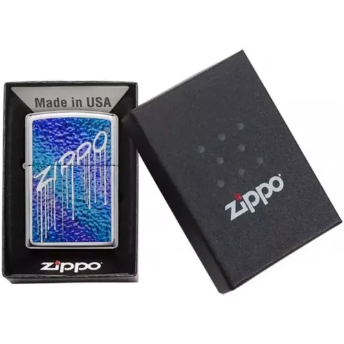 Зажигалка бензиновая ZIPPO Fuzion Liquid Logo (29097)