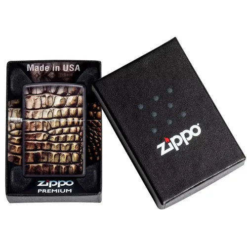 Зажигалка бензиновая Zippo Alligator Skin Design (49352)