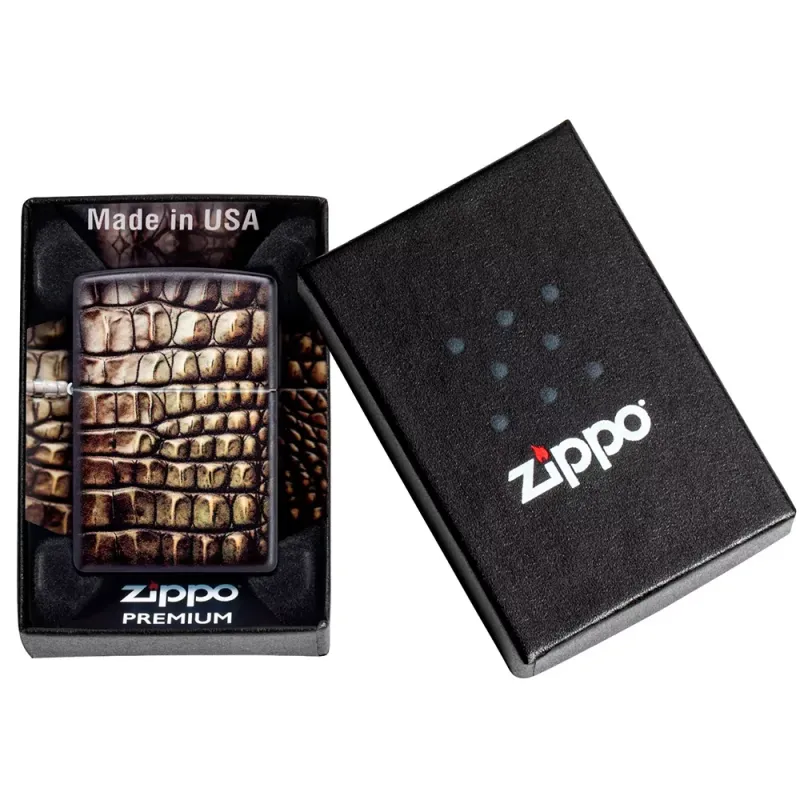 Зажигалка бензиновая Zippo Alligator Skin Design (49352)