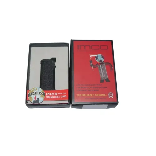 Зажигалка газовая кремниевая IMCO Streamline II Flint black черный камень (IM1800042)
