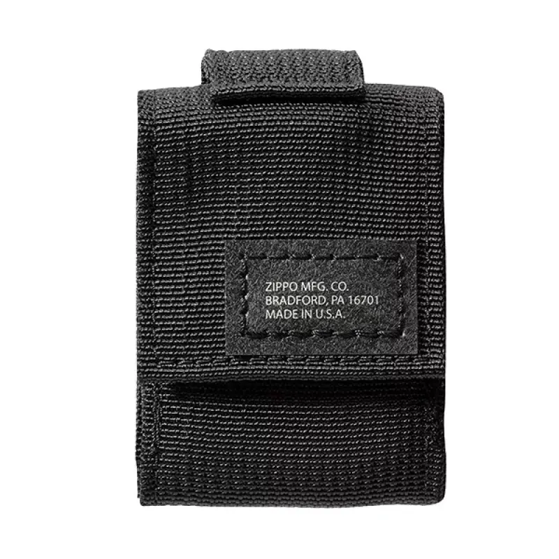 Зажигалка с чехлом Zippo 236 Blk Crackle Ltr Tactical Pouch OD Black GS (49402)