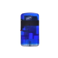 Запальничка газова 2 турбо Prof Double Jet Flame Transparent Синя (40803728BLU)