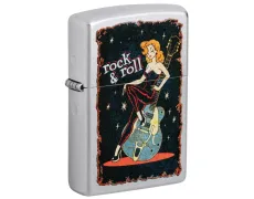 Запальничка бензинова ZIPPO Cool Chick Design, сатиновий хром (48930)