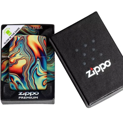 Зажигалка бензиновая Zippo Colorful Swirl Pattern (48612)