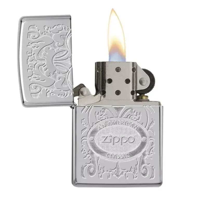 Зажигалка бензиновая Zippo AMERICAN CLAS High Polish Chrome (24751)