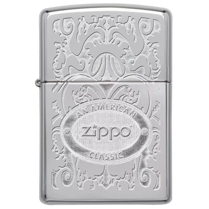 Зажигалка бензиновая Zippo AMERICAN CLAS High Polish Chrome (24751)