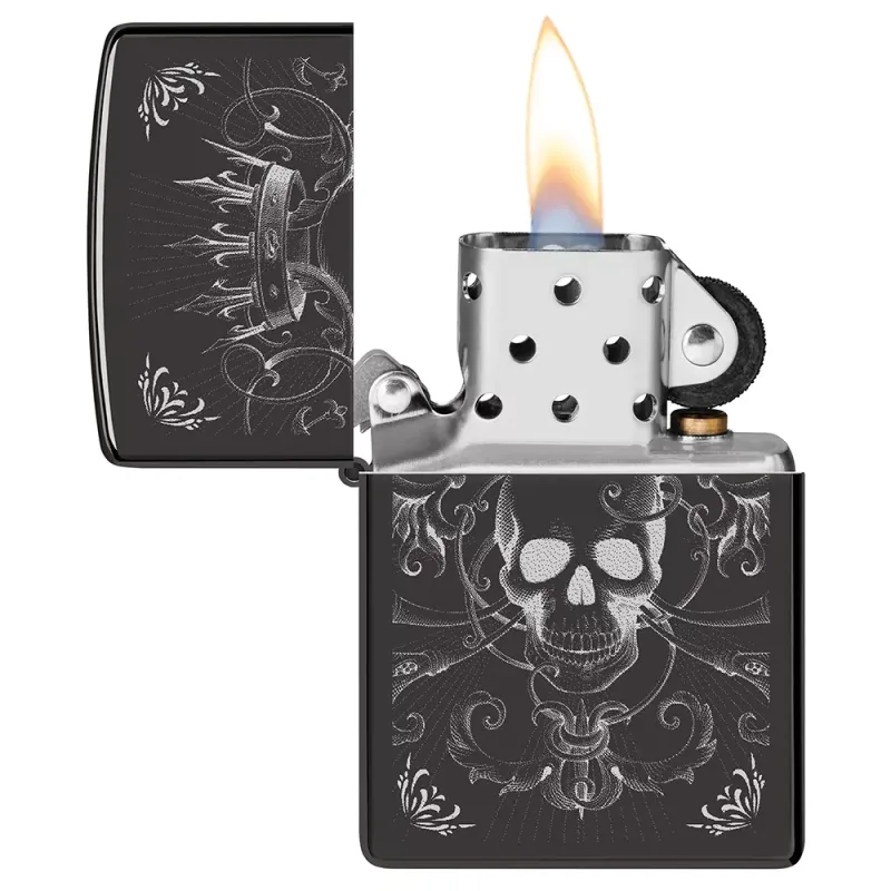 Зажигалка бензиновая ZIPPO Royal Skull King Design (46699)
