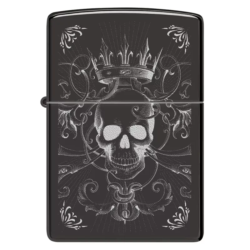 Зажигалка бензиновая ZIPPO Royal Skull King Design (46699)