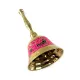 Другое Колокольчик с ручкой бронзовый H -12,5 см "Птицы на розовом фоне" гравировка (DN25806F)