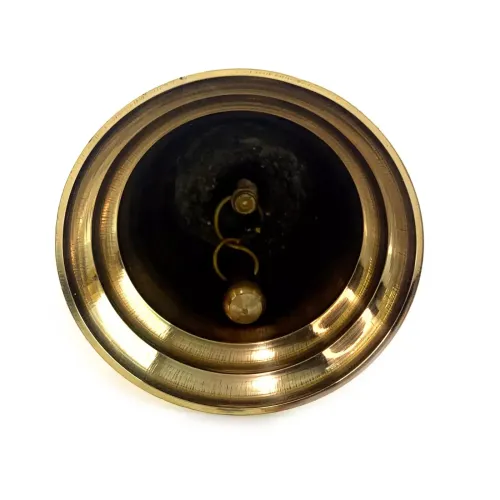 Другое Колокольчик с ручкой бронзовый H -12,5 см "Птицы на розовом фоне" гравировка (DN25806F)