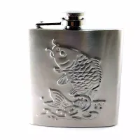 Фляга None Рыбацкая 170 мл Серебристая (DN32857) Фляга None Рыбацкая 170 мл Серебристая (DN32857)