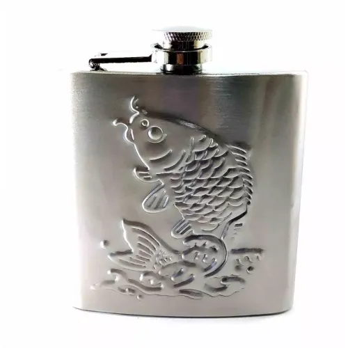 Все для алкогольних напоїв Фляга None Рибальська 170 мл Срібляста (DN32857)