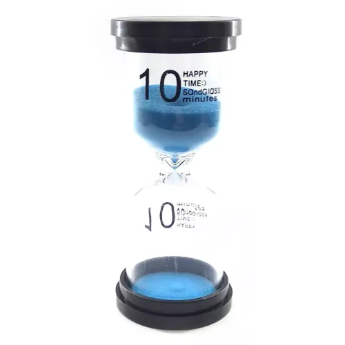 Песочные часы Часы песочные на 10 минут 10.5х4.5х4.5 см Синий песок (DN32239C)