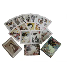 Карты игральные атласные покерные Duke Geisha 54 листа 88х63 мм (DN25239)