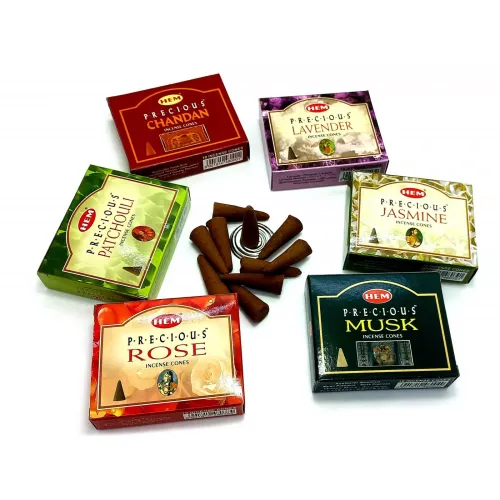 Набори пахощів Набір пахощів Hem 6 ароматів по 20 аромоконусів (DN34618)