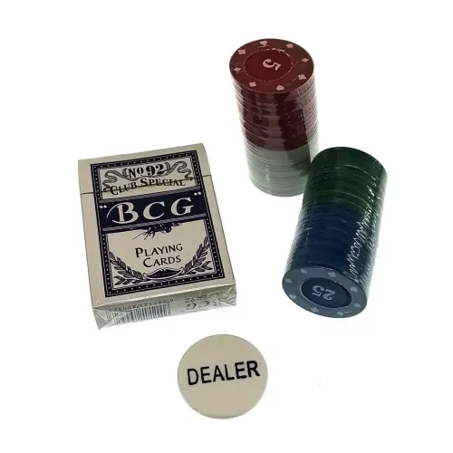 Покерные наборы Набор покера в блистере (колода карт, 60 фишек) (24,5х12х4,5 см) (вес фишки 4 гр. d-39 мм) (DN25210)