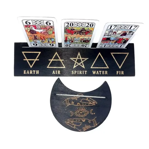 Карти Таро Підставки під карти Таро стихії DUKE Чорна (DN34599C)