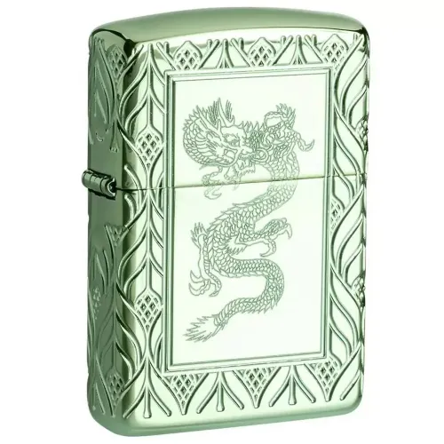 Бензинові запальнички Запальничка бензинова Zippo Armor HP Green Elegant Dragon (49054) Бензинові запальнички Запальничка бензинова Zippo Armor HP Green Elegant Dragon (49054)