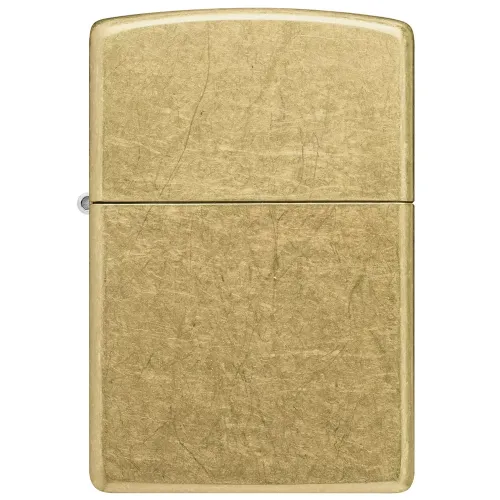 Бензинові запальнички Запальничка бензинова Zippo Regular Street Brass Золотиста (48267)