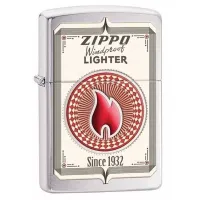 Зажигалка бензиновая Zippo Trading Cards Серебристая (28831) Зажигалка бензиновая Zippo Trading Cards Серебристая (28831)
