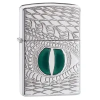 Зажигалка бензиновая армированная ZIPPO Armor® High Polish Chrome Dragon Eye (28807)