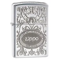 Зажигалка бензиновая Zippo AMERICAN CLAS High Polish Chrome (24751)