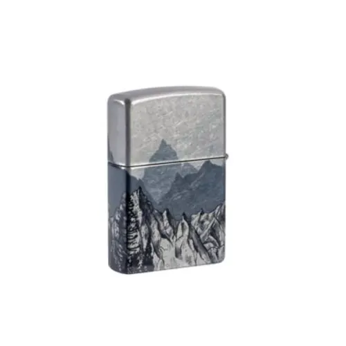 Бензинові запальнички Запальничка бензинова "ZIPPO" Mountains Sketch Design (46280)
