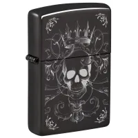 Запальничка бензинова ZIPPO Royal Skull King Design (46699) Запальничка бензинова ZIPPO Royal Skull King Design (46699)