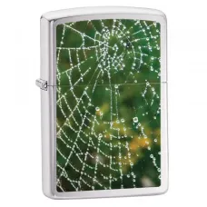 Запальничка бензинова "ZIPPO" SPIDER WEB RAIN DROPS (28285)