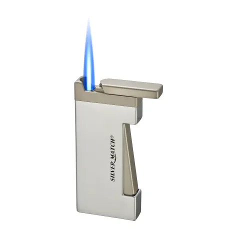 Газові запальнички Запальничка газова п'єзо турбо Silver Match Berlin хром сатин (40674363SL)