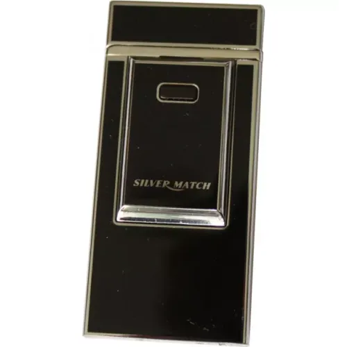 Бензинові запальнички Запальничка Silver Match Sm Electronic Arc Igniter чорний зі сріблом (40674175BLS)