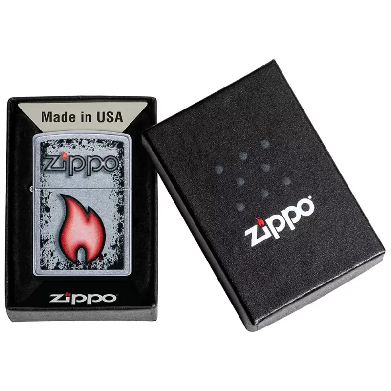 Зажигалка бензиновая Zippo Flame Design (49576)