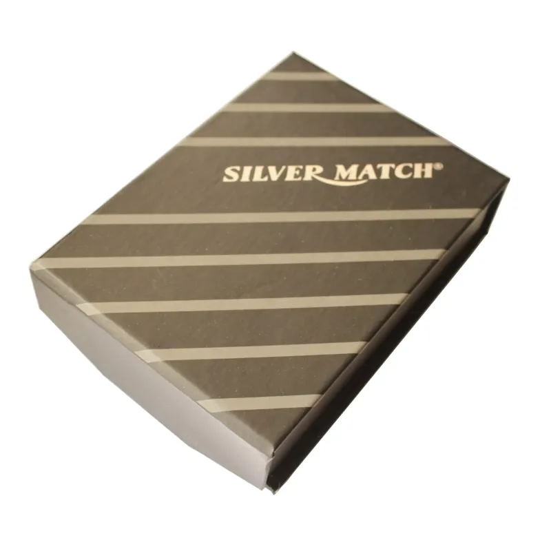 Запальничка для сигар газова подвійне турбо, пробійник Silver Match Bowroad чорний лід (40674273DRI)