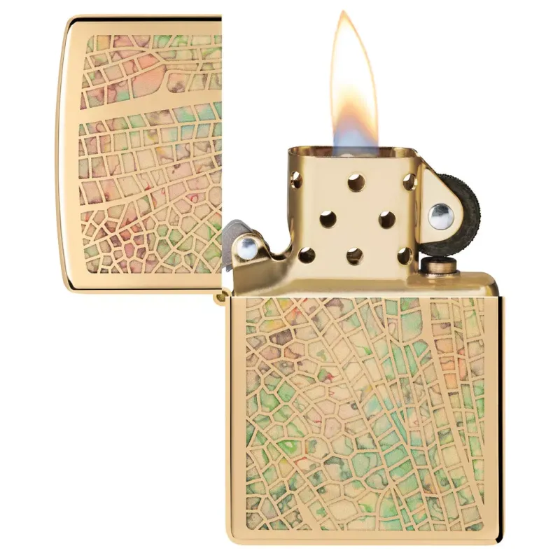 Зажигалка бензиновая Zippo 254B Dragonfly Wing Design (46006)