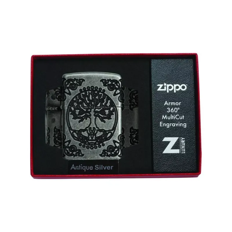Зажигалка бензиновая армированная ZIPPO Armor® Tree of Life (29670)