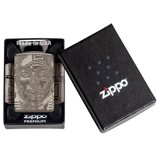 Зажигалка бензиновая Zippo 3D Metal Head Design (46357)