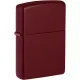 Зажигалка бензиновая Zippo Reg Merlot Matte Красная (46021) Зажигалка бензиновая Zippo Reg Merlot Matte Красная (46021)