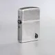 Зажигалка армированная бензиновая Zippo Armor® Antique Silver Plate Series Flame, серая (46399)