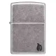 Зажигалка армированная бензиновая Zippo Armor® Antique Silver Plate Series Flame, серая (46399)