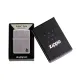 Зажигалка армированная бензиновая Zippo Armor® Antique Silver Plate Series Flame, серая (46399)