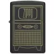 Зажигалка бензиновая Zippo 218 Vintage TV Design Черная (48619)