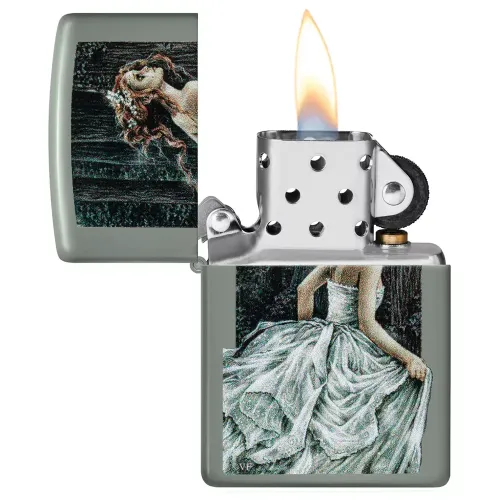 Зажигалка бензиновая Zippo Victoria Frances (48971)