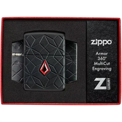 Запальничка армована бензинова Zippo Armor® Diamond Pattern Design (46756)